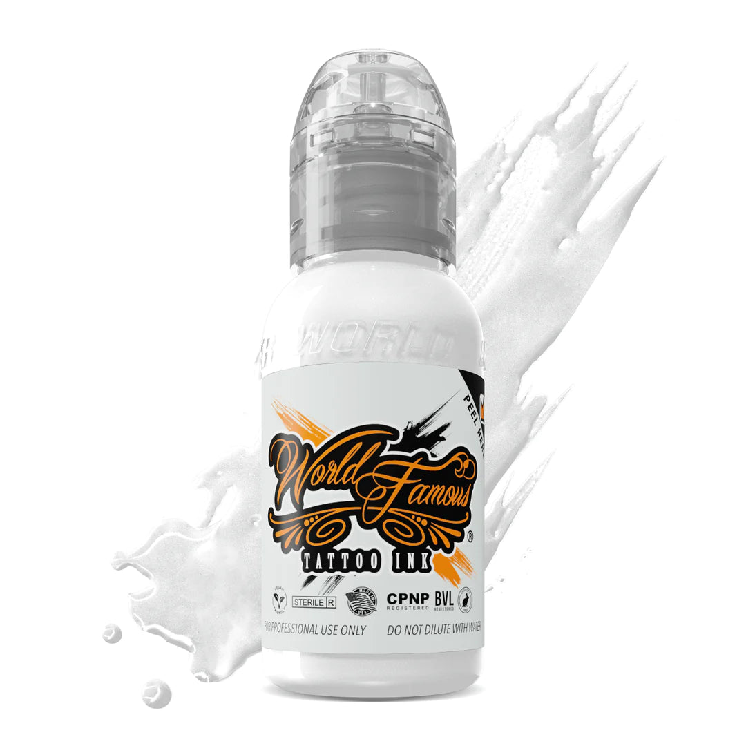 World Famous Tattoo Ink Pigment - Michele Portrait White