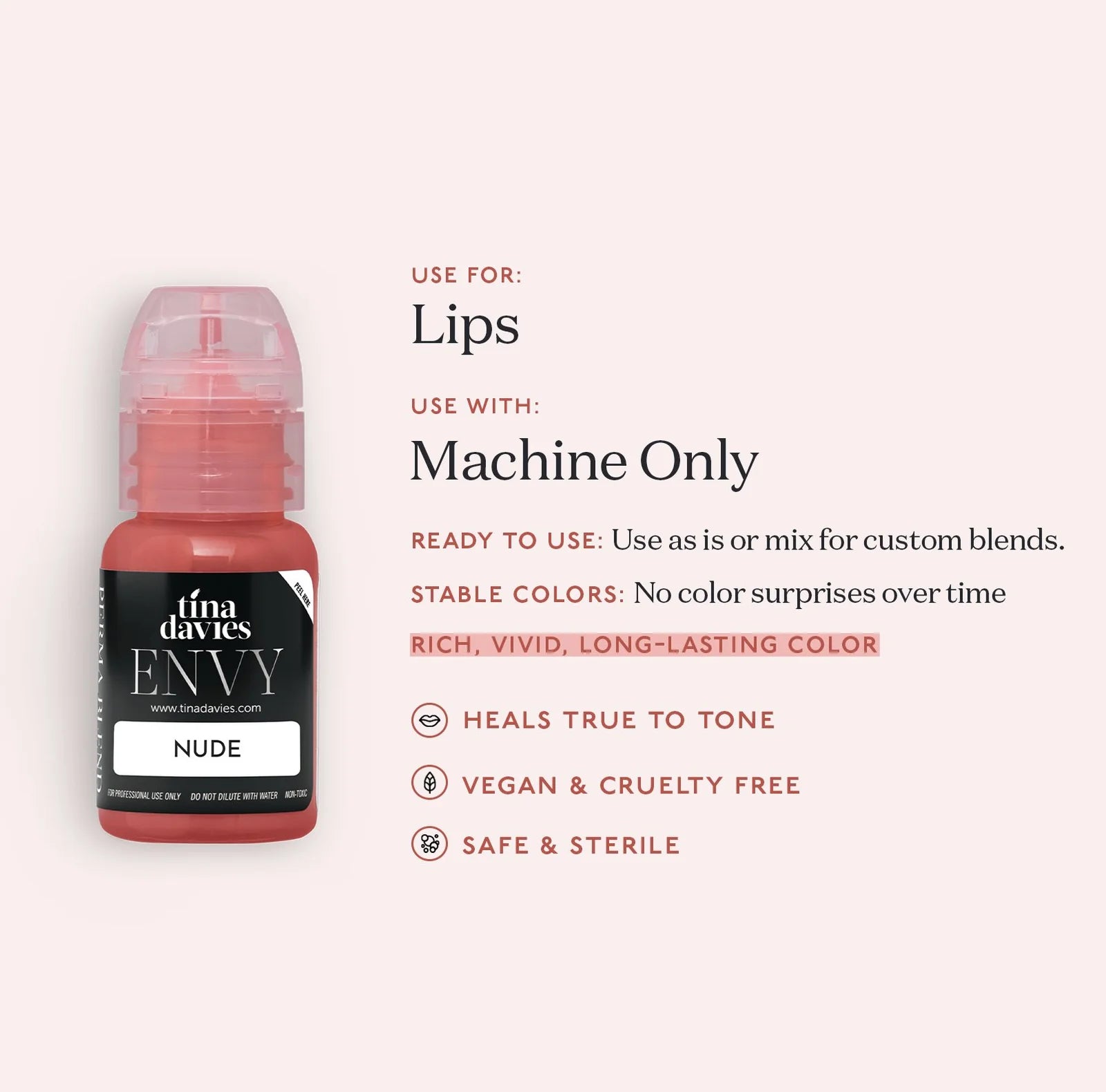 Tina Davies Envy Lip Pigments