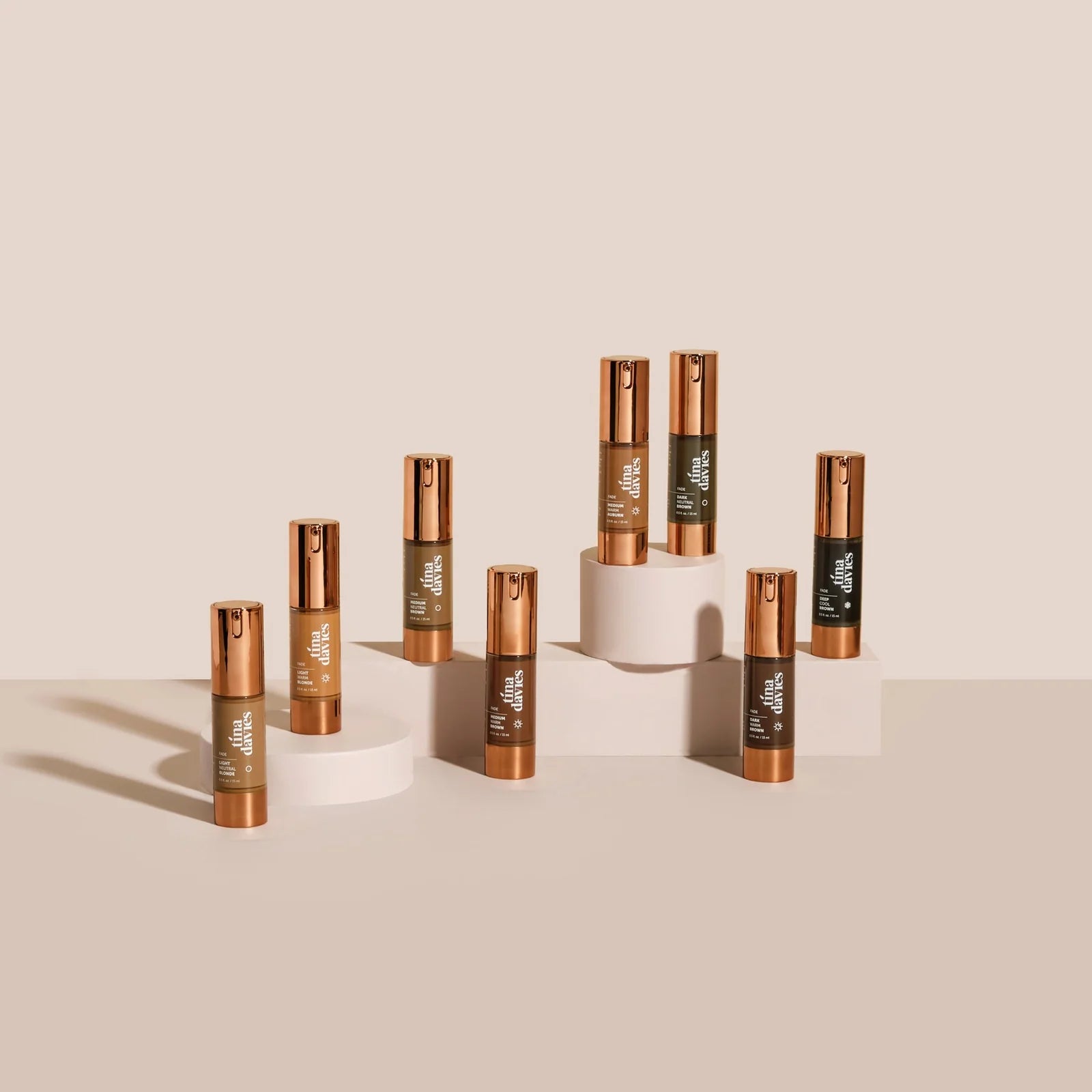 Tina Davies FADE Eyebrow Pigment Collection