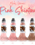 World Famous Ink Pink Tone Color Set (1oz)